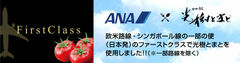 光樹とまと×ANA